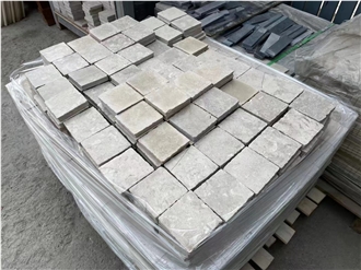 Champagne Gray Limestone  Cube Stone