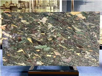 Four Seasons Green Marble Slab Tiles