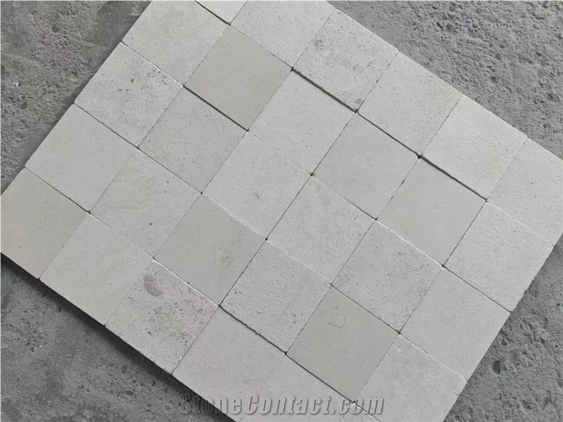 Moon Light Limestone Cube Pavement Setts