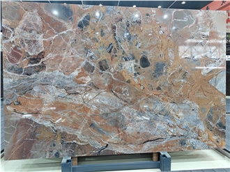 Natural Stone Bugatti Gold Marble Slabs