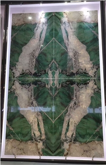 Brazil Royal Green Quartzite Bookmatch Slabs