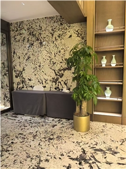 Brazil Tourmaline Granite Slabs Interior Floor Tile
