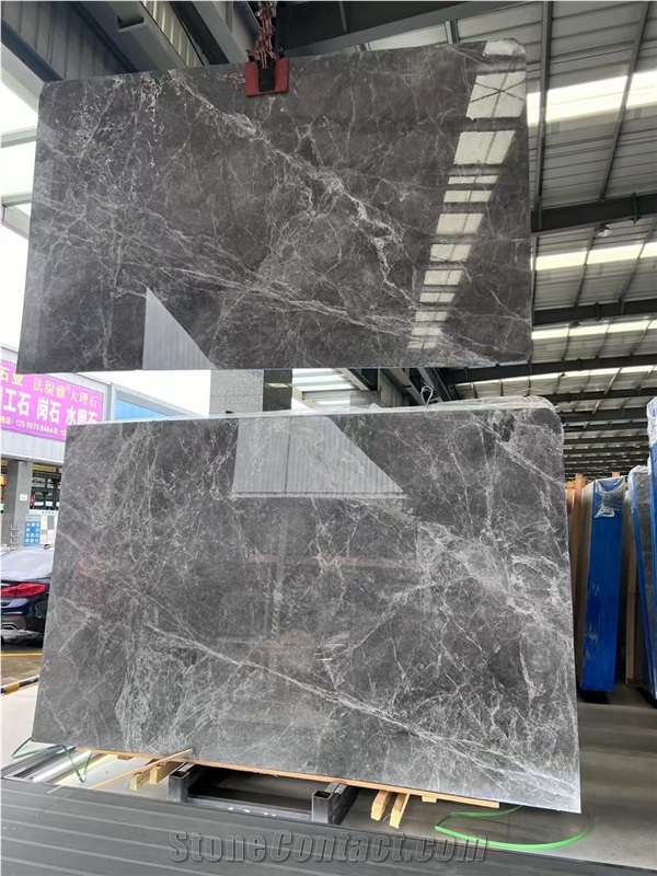 Hermes Grey Marble Slabs