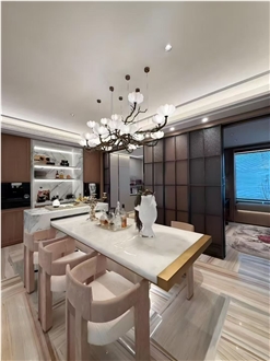Italy Light Palissandro White Marble Slab And Interior Wall Tiles