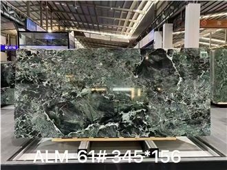 Italy Verde Saint Nicolaus Marble Slab Verde Alpi Tiles