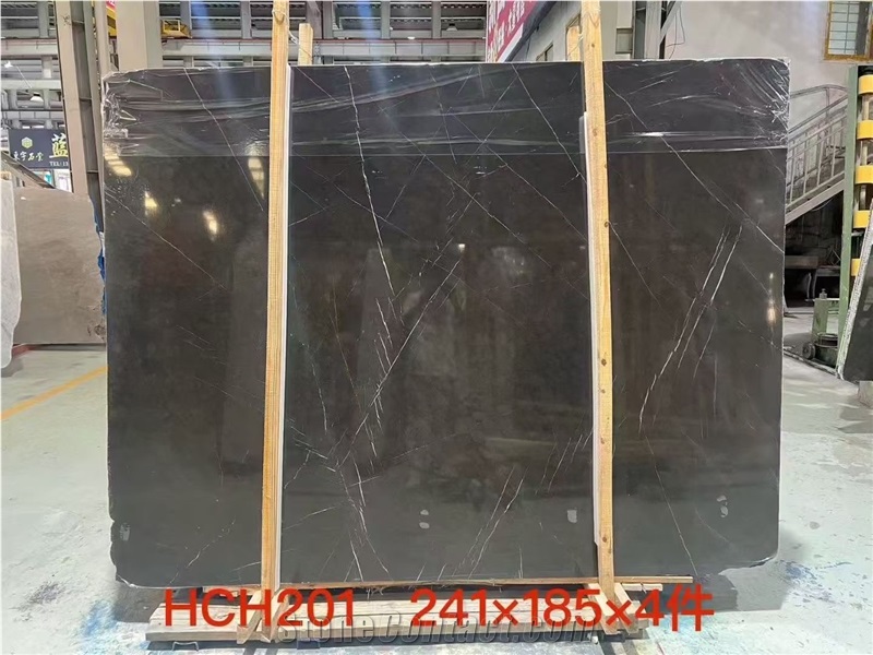 Pietra Grey Marble Slabs, Cut-To-Size Floor Tiles