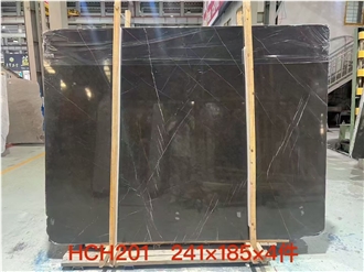 Pietra Grey Marble Slabs, Cut-To-Size Floor Tiles