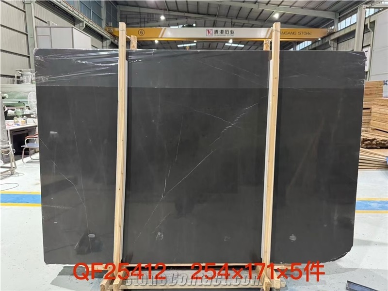 Pietra Grey Marble Slabs, Cut-To-Size Floor Tiles