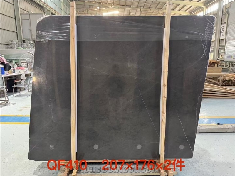 Pietra Grey Marble Slabs, Cut-To-Size Floor Tiles