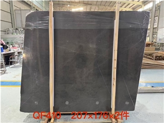 Pietra Grey Marble Slabs, Cut-To-Size Floor Tiles