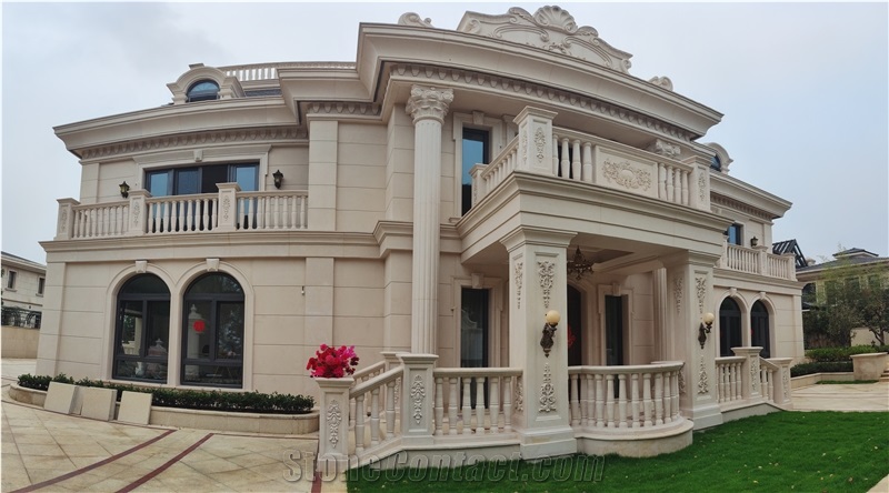 Portugal Atlantic Beige Limestone Building Ornaments, Masonry