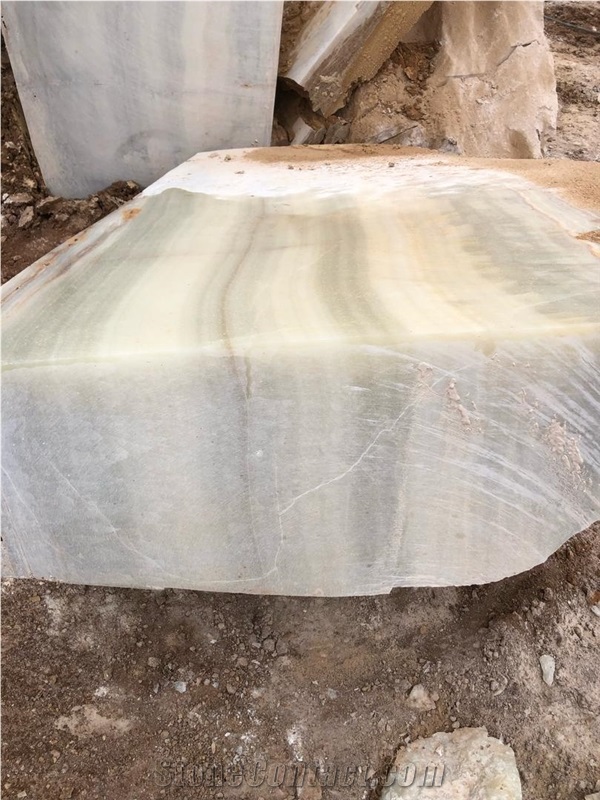 Ghorveh White Onyx Blocks From Qorveh Mines, Sanandaj
