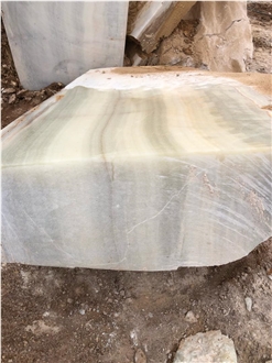 Ghorveh White Onyx Blocks From Qorveh Mines, Sanandaj