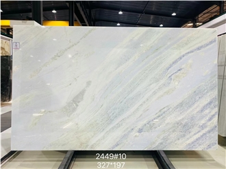 Blue Sky Jade Marble Slabs For High-End Decoration