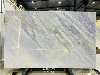 Blue Sky Jade Marble Slabs For High-End Decoration