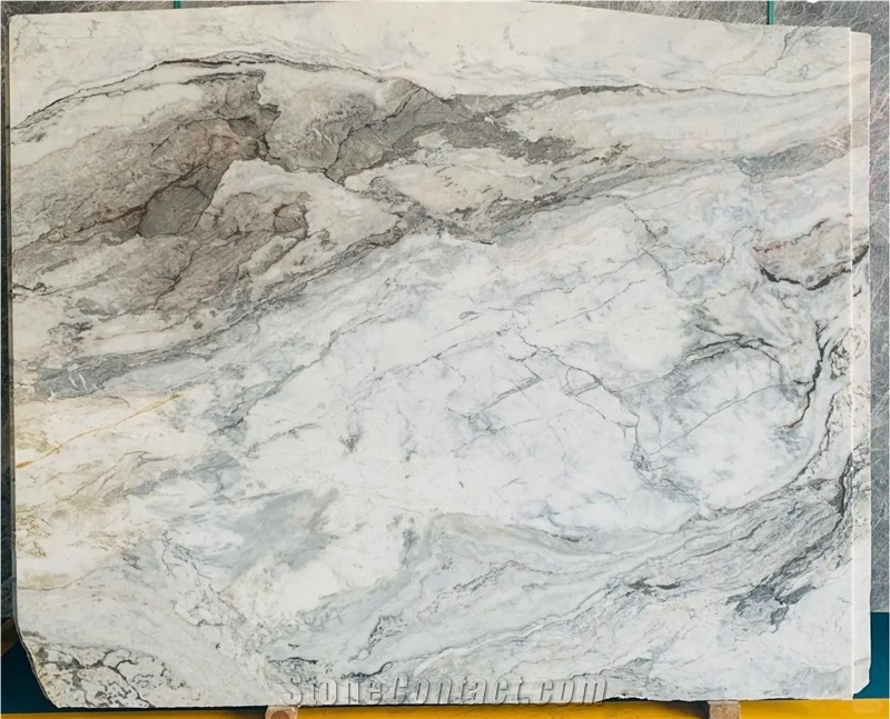 Brasilia White Marble Slabs For Home Design