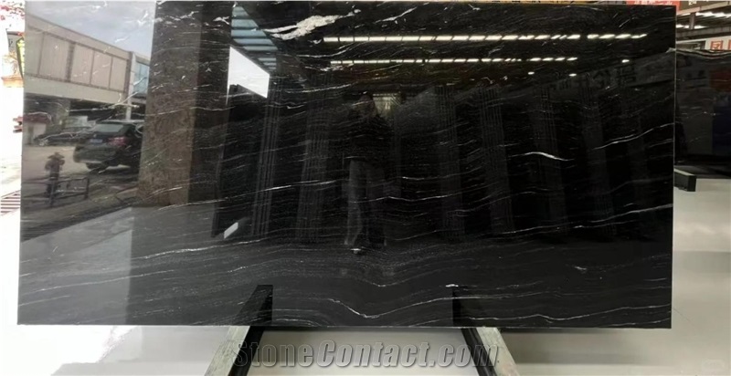 Brazilian Arabescato Nero Quartzite Slabs
