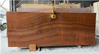 China Redwood Grain Marble Slabs