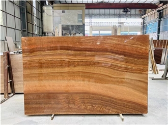 China Redwood Grain Marble Slabs