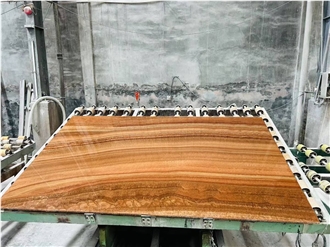 China Redwood Grain Marble Slabs