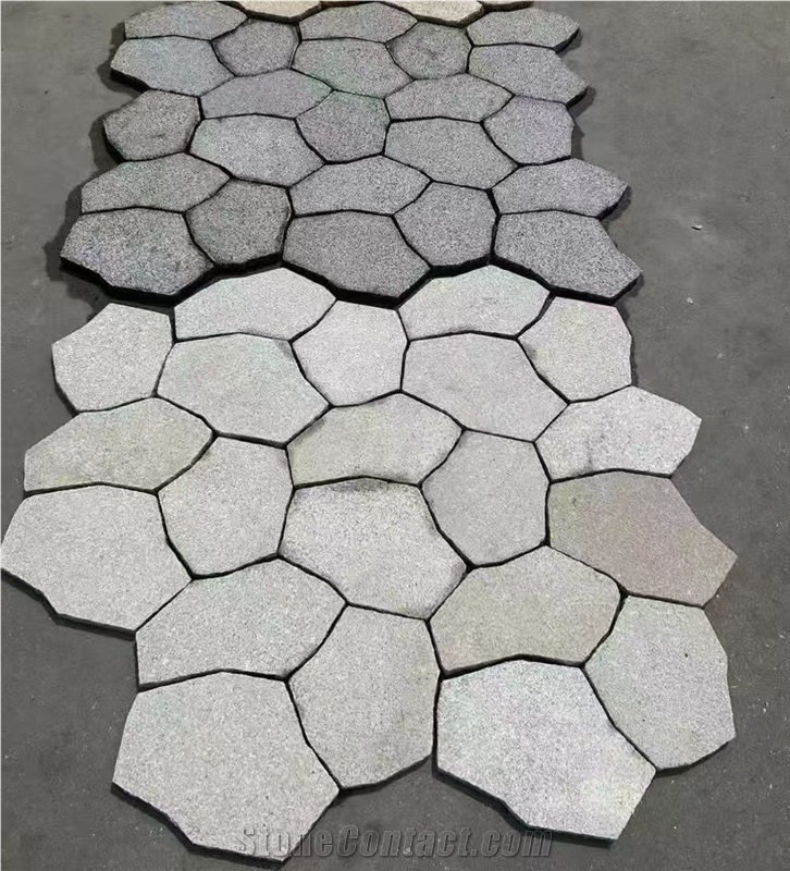 Chinese Factory Outdoor Granite Ice Crack Flagstone Pavers