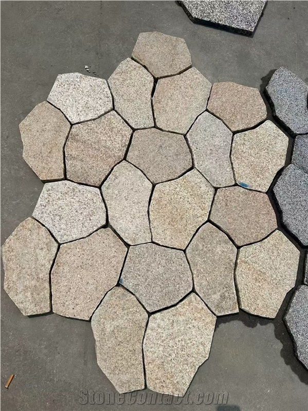 Chinese Factory Outdoor Granite Ice Crack Flagstone Pavers