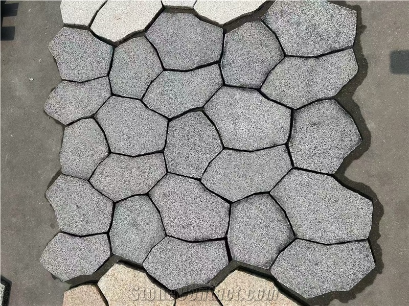Chinese Factory Outdoor Granite Ice Crack Flagstone Pavers