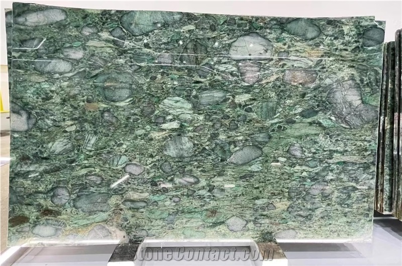 Emerald Marinace Quartzite Slabs For High-End Decoration