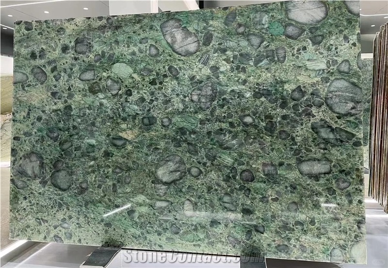 Emerald Marinace Quartzite Slabs For High-End Decoration