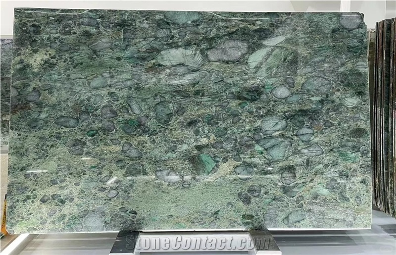 Emerald Marinace Quartzite Slabs For High-End Decoration