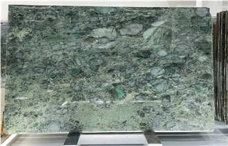 Emerald Marinace Quartzite Slabs For High-End Decoration