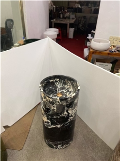 Factory Marble Basin With Pedestal