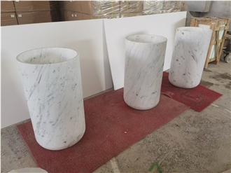 Factory Marble Basin With Pedestal