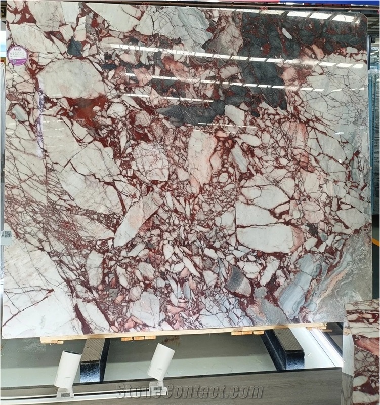 Four Season Pink Marble Slabs For Home Decoration