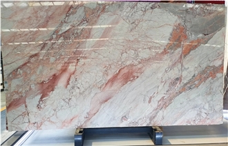 Four Season Pink Marble Slabs For Home Decoration
