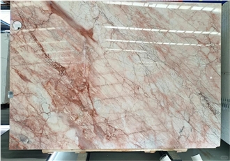 Four Season Pink Marble Slabs For Home Decoration