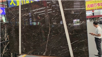 Gold Inlaid With Jade Marble Slabs For Home Decoration