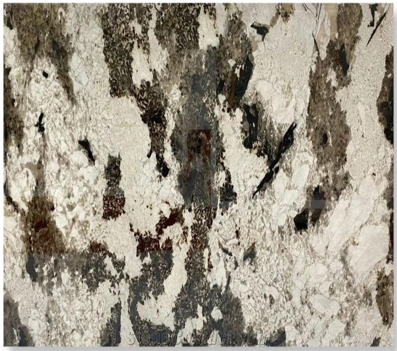 Golden Peacock Granite Slabs / Splendor White Granite