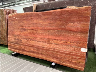 Iran Red Travertine Slabs For Interior Home Design Iran Red Travertine Slabs For Interior Home Design