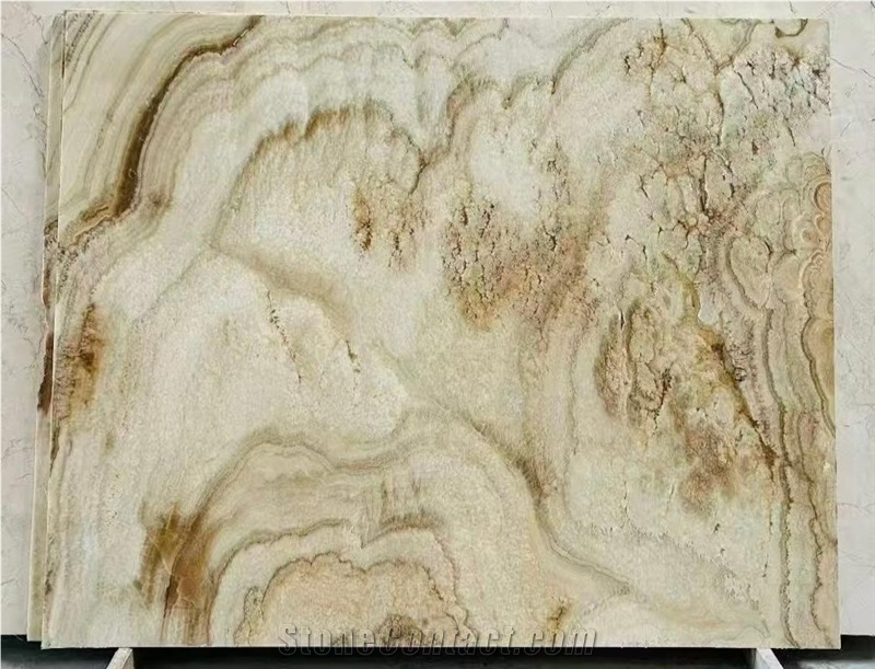 Iran White Onyx Slabs Polished