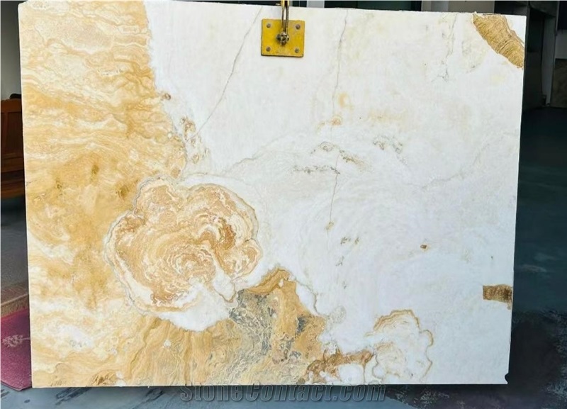 Iran White Onyx Slabs Polished