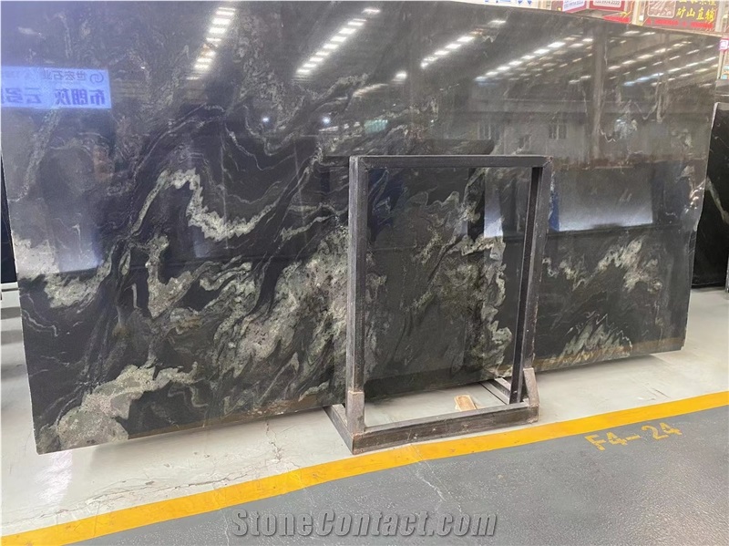 Landscape Green  Marble Slabs Polished