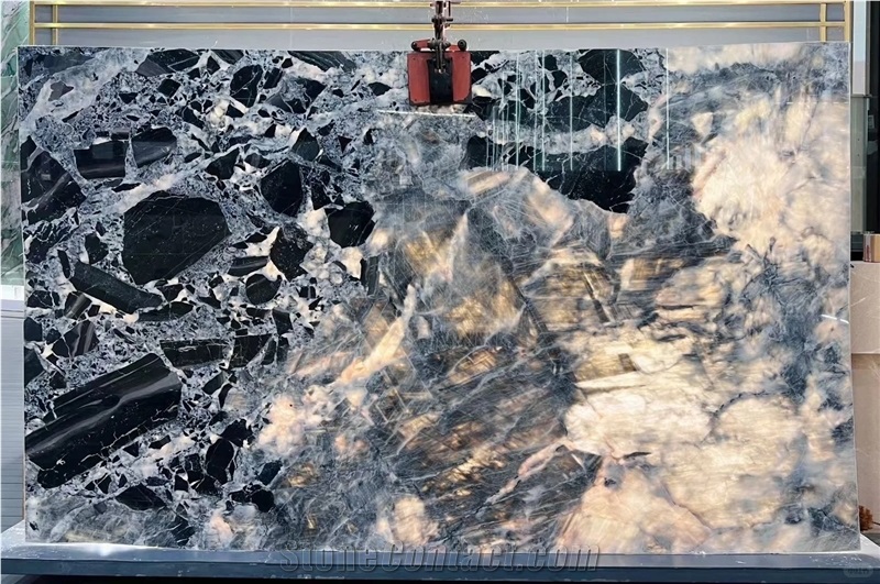 Luxury Stone Bulgari Crystal Marble Slabs