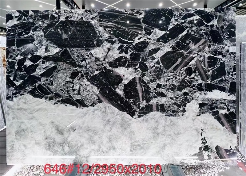 Luxury Stone Bulgari Crystal Marble Slabs
