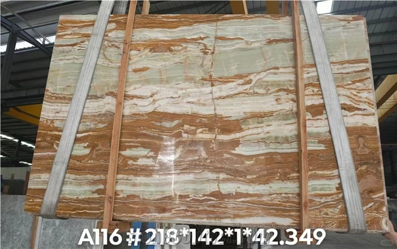 Onice Smeraldo Onyx Slabs Polished