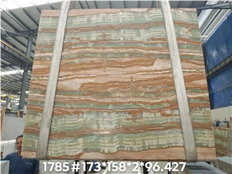 Onice Smeraldo Onyx Slabs Polished