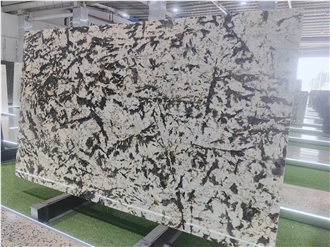 Polished Silver Fox Granite Slabs