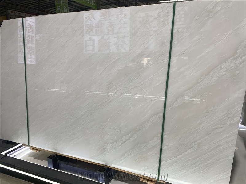 Royal White Jade Marble Slabs