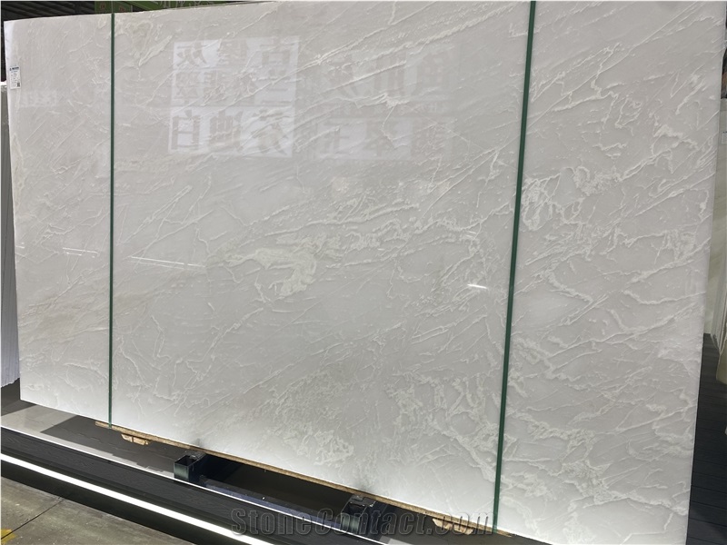 Royal White Jade Marble Slabs