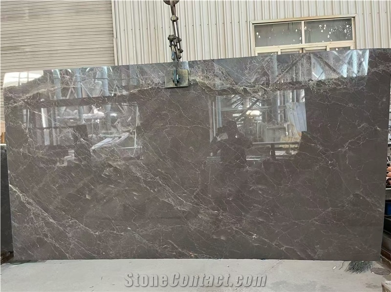 Turkey Hermès Gray  Marble Slabs For Decoration